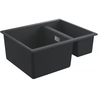 Grohe K500 31648AP0 zlewozmywak granitowy 55.5x46 cm czarny