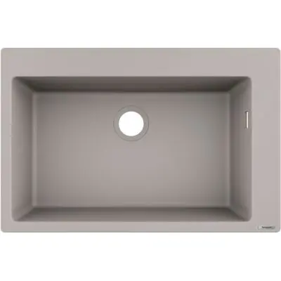 Hansgrohe S 51 43313380 zlewozmywak granitowy 77x51 cm szary/grafitowy/onyx
