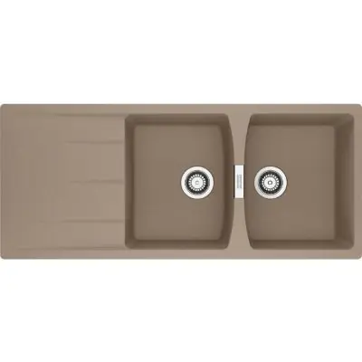 Kup online Franke Centro 1140710233 zlewozmywak granitowy 116x50 cm brązowy