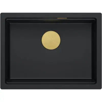 Quadron Logan HQJ6045U7PVDG1U zlewozmywak graniteq 56x45 cm czarny