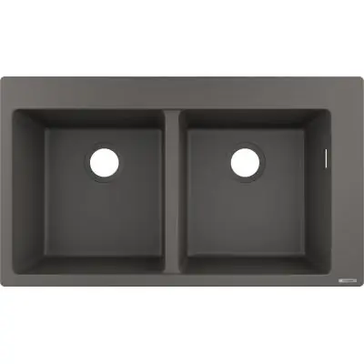 Hansgrohe S 51 43316290 zlewozmywak granitowy 88x41.5 cm szary/grafitowy/onyx