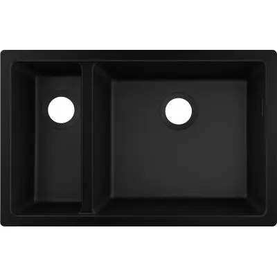 Hansgrohe S 51 43433170 zlewozmywak granitowy 71x45 cm czarny