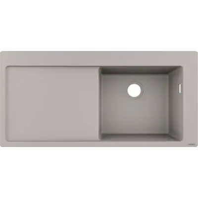 Szybka dostawa Hansgrohe S 51 43314380 zlewozmywak granitowy 74.5x41.5 cm szary/grafitowy/onyx