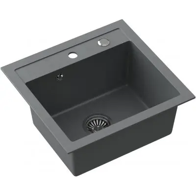 Hit sprzedaży Quadron Johnny HCQJ5047SZK zlewozmywak graniteq 50x47 cm