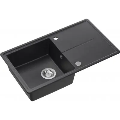 Nowy Quadron Tony HTO7845CZK zlewozmywak graniteq 78x45 cm czarny