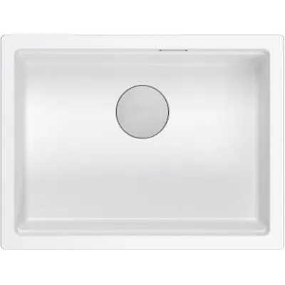 Do wyczerpania zapasów Quadron Logan HQJ6045U1BSU zlewozmywak graniteq 56x45 cm biały