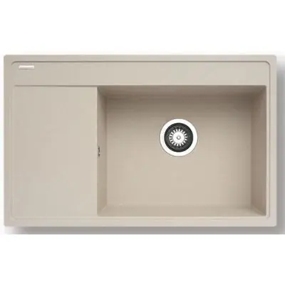 Pyramis Camea 070091101 zlewozmywak granitowy 79x50 cm beżowy