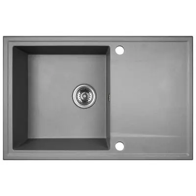 Rabat Kuchinox Hunter SBU511T zlewozmywak granitowy 67x44 cm szary/grafitowy/onyx