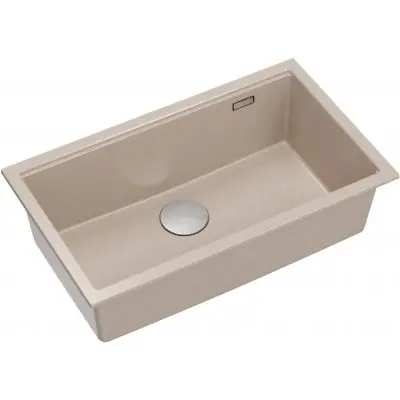 Bestseller Quadron Logan HQD7644U2BSU zlewozmywak graniteq 76x45 cm beżowy
