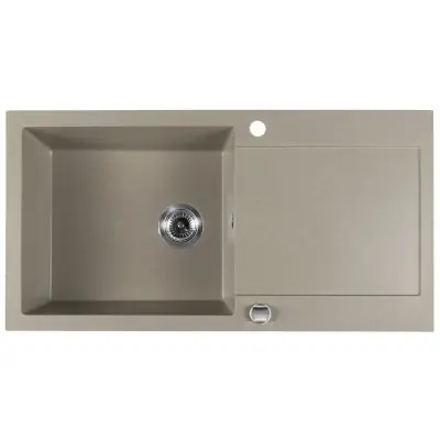 Szybka wysyłka Sapho GR1612 zlewozmywak granitowy 97x50 cm beżowy