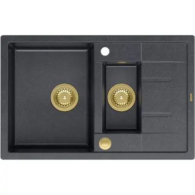 Bestseller Quadron Morgan HB8224U8G1P2O zlewozmywak graniteq 78x50 cm