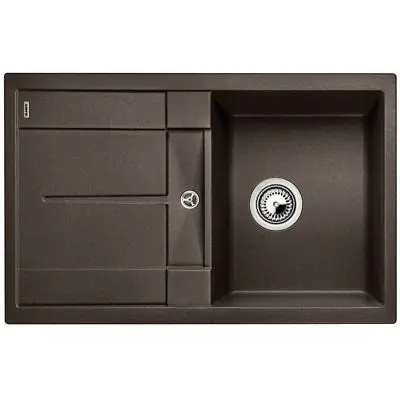 Bestseller Blanco Metra 45 S 515039 zlewozmywak granitowy 78x50 cm brązowy