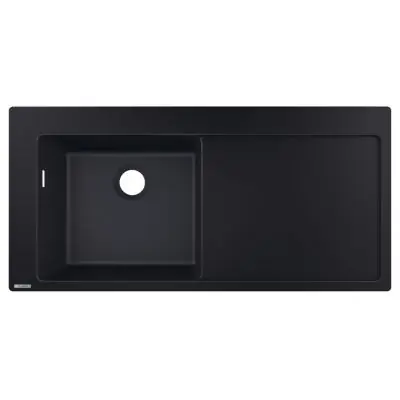 Hansgrohe S 51 43330170 zlewozmywak granitowy 105x51 cm czarny