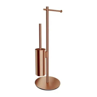 Wyjątkowa oferta Omnires Modern Project MP60810CPB stojak ze szczotką do wc
