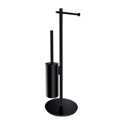 Omnires Modern Project MP60810BL stojak ze szczotką do wc czarny
