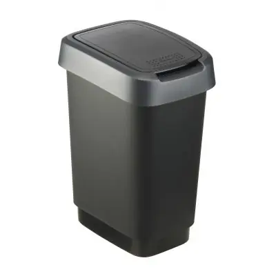 Rotho Twist 1754308850 kosz na śmieci 10 l czarny