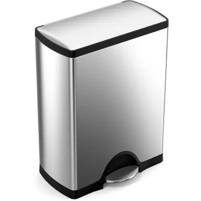 Bezpieczna płatność Simple Human CW1816 kosz na śmieci 50 l stal