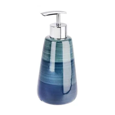 Bezpieczna płatność Wenko Pottery Petrol 22647100 dozownik do mydła 360 ml