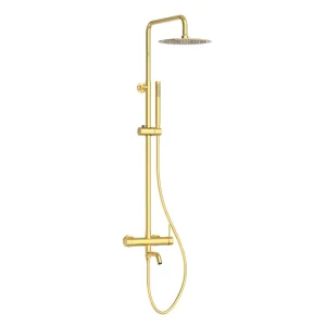 Balneo Bateria prysznicowa CASCADE zestaw 1 SHINY GOLD H0301030505 Oferta limitowana