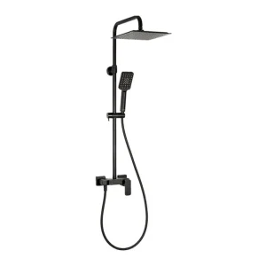 Valvex LOFT BLACK  Zestaw natryskowy z deszczownią Czarny 2455750 Szybka wysyłka