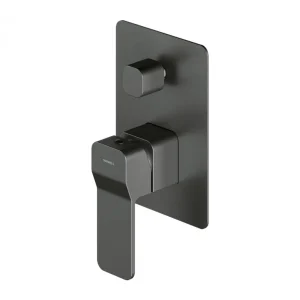 Zniżka Omnires SLIDE Bateria prysznicowo-wannowa podtynkowa grafit SL7735GR
