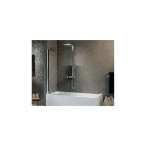 Novellini AURORA 1 Parawan nawannowy jednoczęściowy 80x150 cm Crystal Clear AURORAN180
