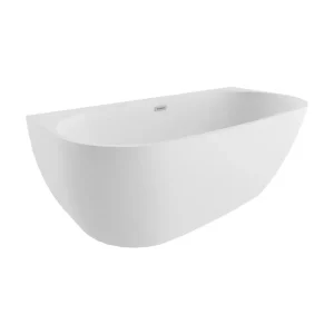 Oferta czasowa Polimat Risa wanna wolnostojąca 170x80 cm przyścienna biała 00441 + syfon