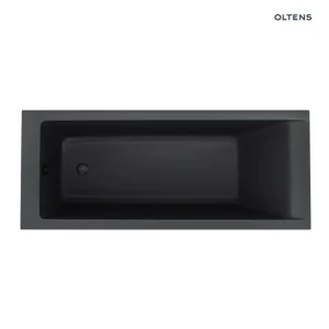 Bestseller Oltens LANGFOSS Wanna prostokątna 160x70 akrylowa czarny mat 10003300