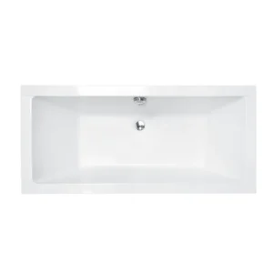 Wyjątkowa oferta Emporia PRIMA SLIM Wanna prostokątna 180 x 80 cm do zabudowy Biała BS-WAQ180