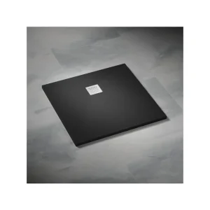 Cena promocyjna Vixor Lumeo 100x100 brodzik kwadratowy czarny LC54-100100