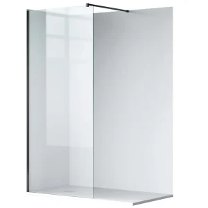 Zamów teraz Balneo Ścianka prysznicowa Beira 60 x 200 cm transparentna 8 mm czarna K0101010110-2