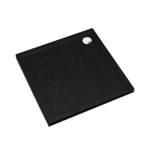 Bezpieczne zakupy Schedline Brodzik kwadratowy 80x80 Sharper Black Stone 3S.S1K-8080/C/ST
