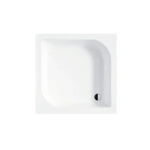 Besco Basic ARES Brodzik kwadratowy 90x90x25 średni Biały BAA-90-KW Oferta czasowa