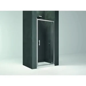 Wyjątkowa oferta Novellini KALI G Drzwi prysznicowe 90 KALIG86-1B Crystal Clear