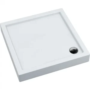 Cena promocyjna Oltens VINDEL brodzik kwadratowy 80x80 cm akrylowy biały 17003000