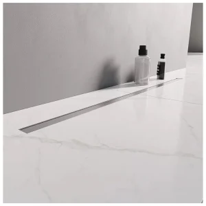 Cena promocyjna New Trendy VISIO SLIM Odpływ liniowy slim 90 cm Chrom szczotkowany OL-0089