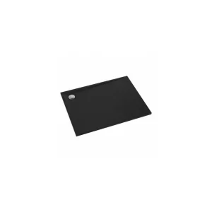 Popularny Omnires STONE Brodzik prostokątny 80x100x3 Czarny mat STONE80100BL