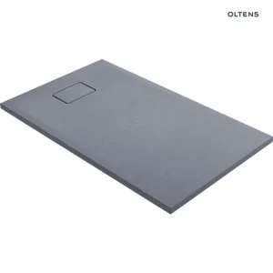 Bezpieczne zakupy Oltens BERGYTAN Brodzik prostokątny 120x70 cm RockSurface szary beton 15102700