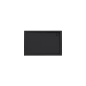 Zniżka Oltens SUPERIOR Brodzik 100x80 cm prostokątny akrylowy czarny mat 15002300