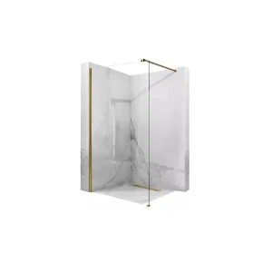 Bezpieczne zakupy Rea AERO GOLD 100 ścianka prysznicowa szkło 8 mm powłoka EASY CLEAN REA