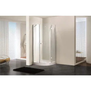 Premium Wana SILENA 80x80x190 prawa kabina prysznicowa półokrągła z powłoką Ergo Clear KSI10P